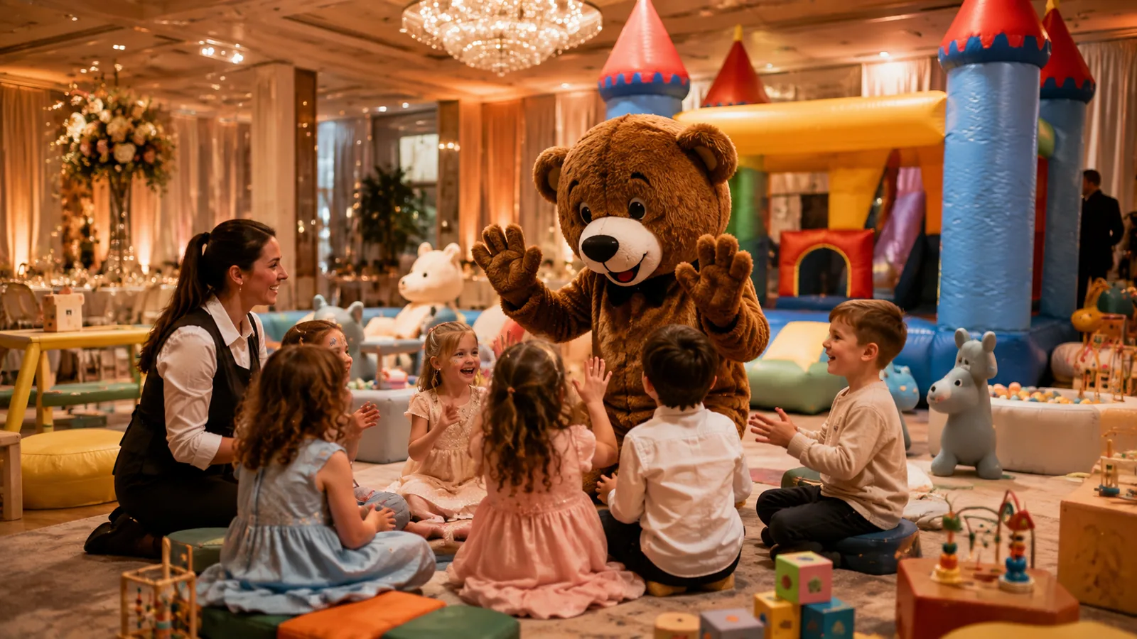 Animation et espace de fête pour les enfants